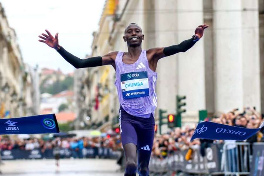 Zablon Chumba venceu a Maratona de Lisboa em 2025 Zablon Chumba venceu a Maratona de Lisboa em 2025