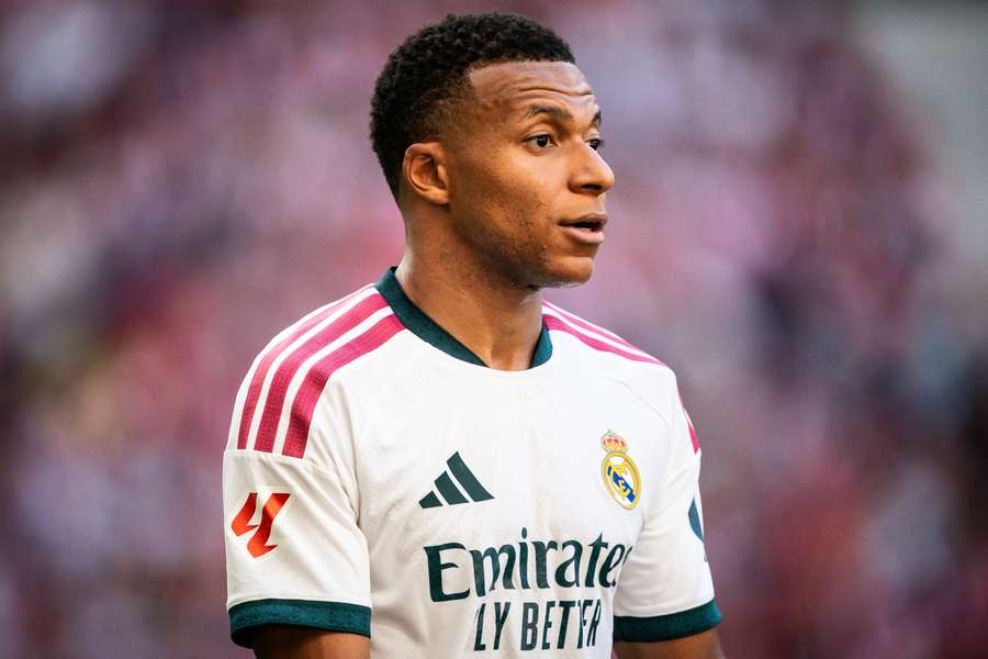 Kylian Mbappé avec le Real. Kylian Mbappé avec le Real.