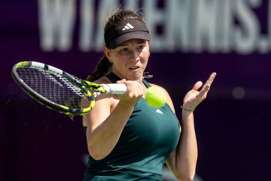 Dominika Šalková je poprvé v semifinále na hlavním okruhu. Dominika Šalková je poprvé v semifinále na hlavním okruhu.