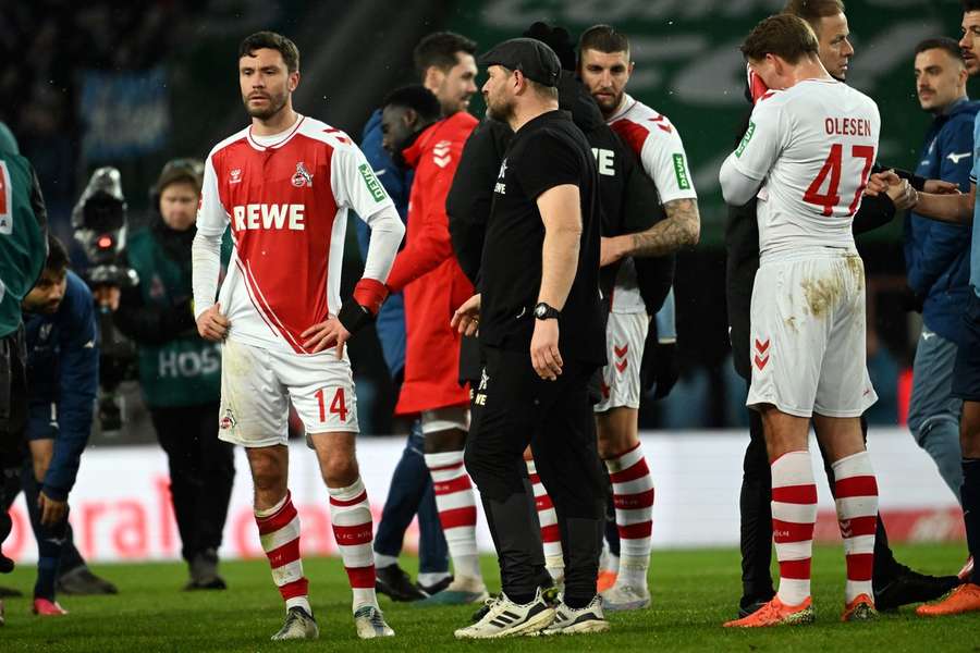 Hängende Gesichter beim Effzeh