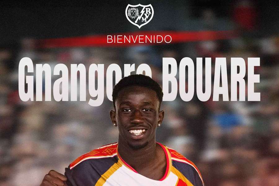 Gnangoro Bouare chega ao Rayo vindo do Betis Gnangoro Bouare chega ao Rayo vindo do Betis