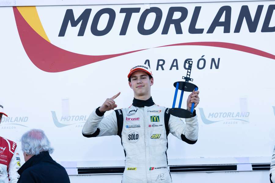 Noah Monteiro conquistou a pole position e o pódio em Aragão