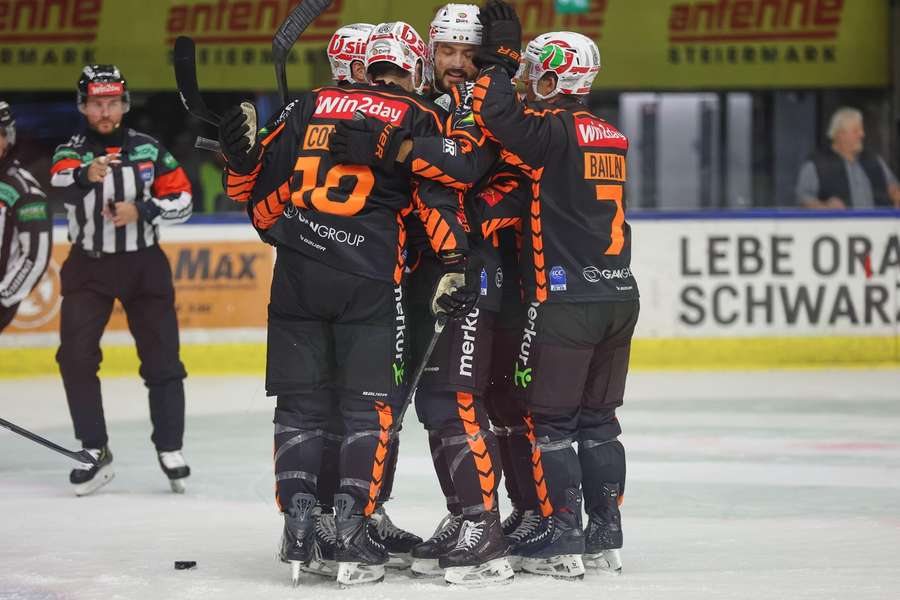 Die Graz99ers gewinnen beim KAC nach Overtime Die Graz99ers gewinnen beim KAC nach Overtime