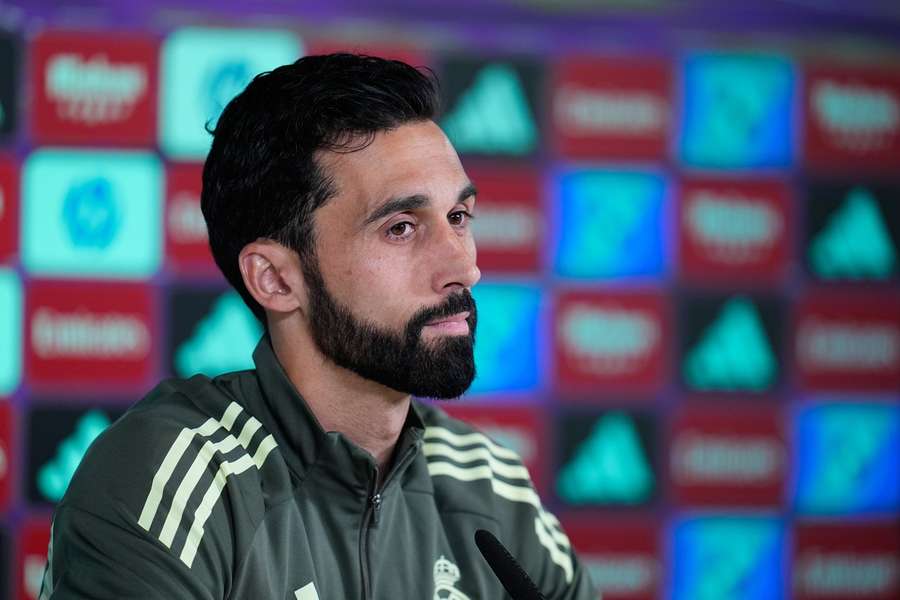 Alvaro Arbeloa speaks during his final press conference Alvaro Arbeloa speaks during his final press conference