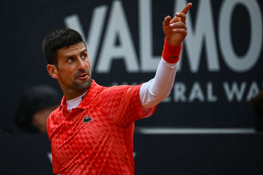Novak Djokovic a Roma