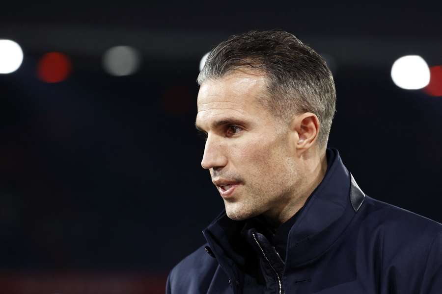 Robin van Persie's in first match as Feyenoord coach.