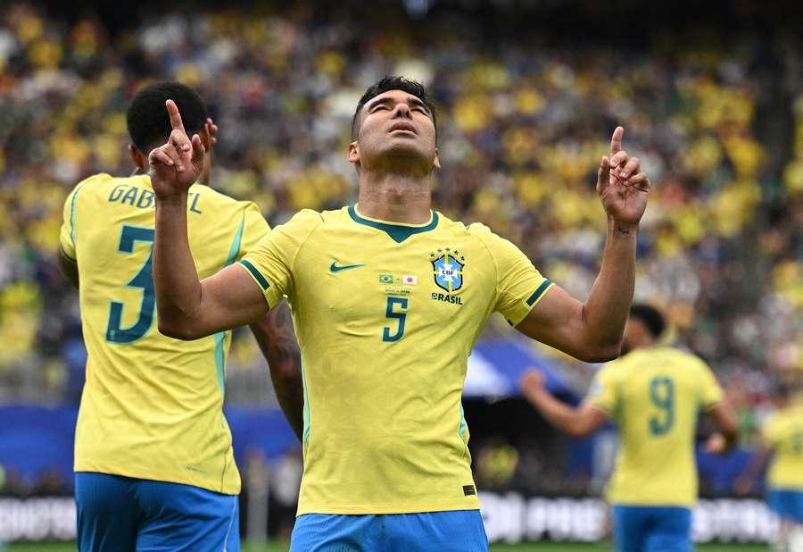 Casemiro recolocou o Brasil no jogo contra o Japão