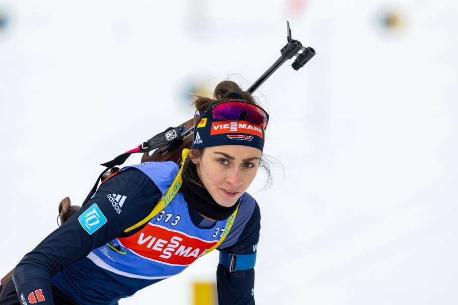 Die deutsche Biathlon-Hoffnung Vanessa Voigt.