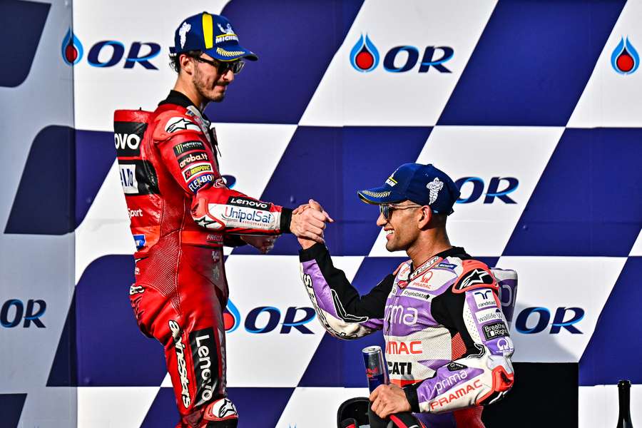 Bagnaia e Jorge Martín prometem emoções fortes no MotoGP