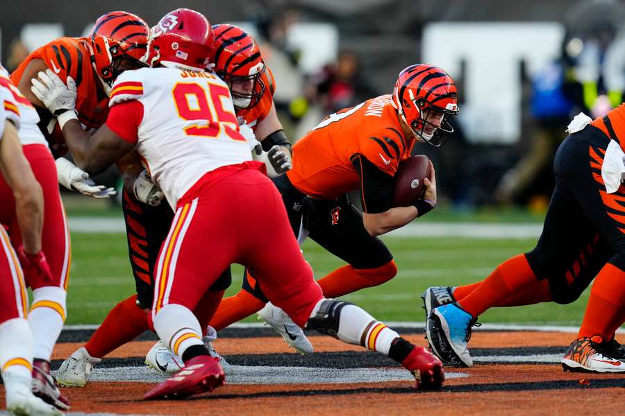 Burrow helped the Bengals to victory