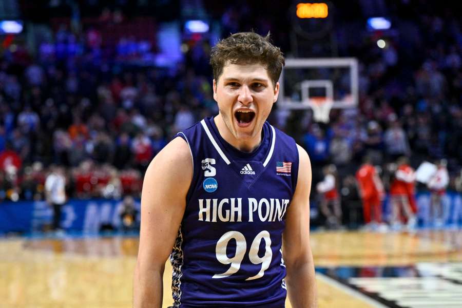 Chase Johnston after High Point stunned Wisconsin 