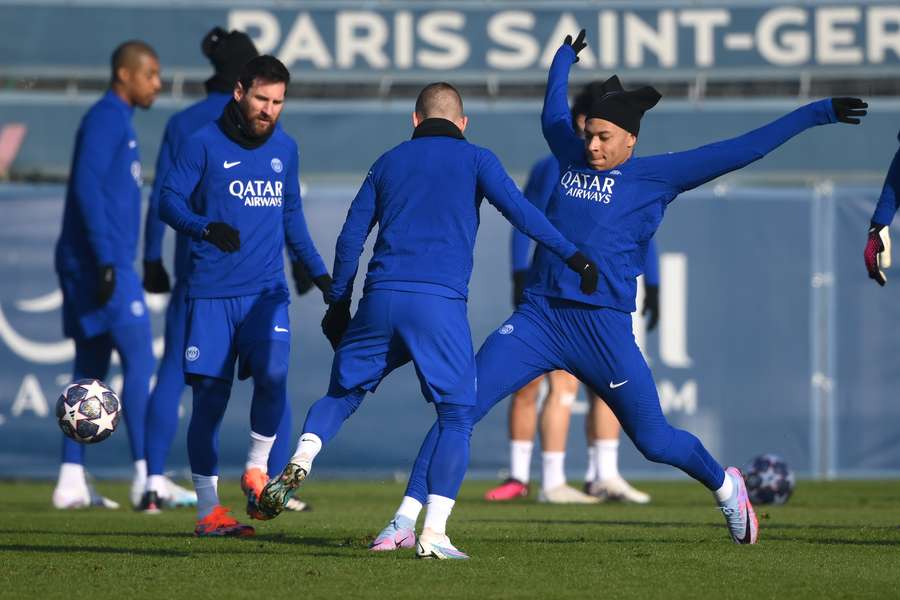 Sowohl Messi als auch Mbappé trainierten mit dem Pariser Team