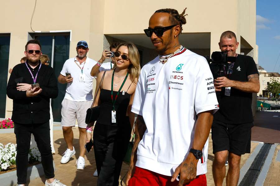 Lewis Hamilton à Abou Dabi.