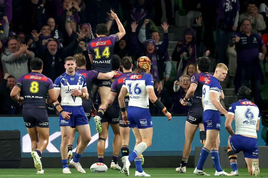 Melbourne Storm second rower Eliesa Katoa has scored a try in 12 separate games this year.