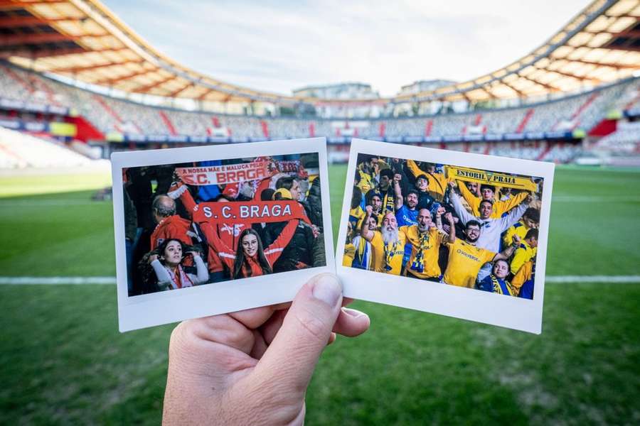 Adeptos do Estoril e do SC Braga confiantes em final dedicada à família