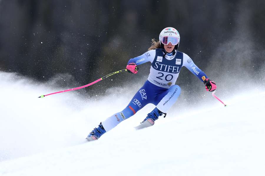 Marta Bassino in azione Marta Bassino in azione