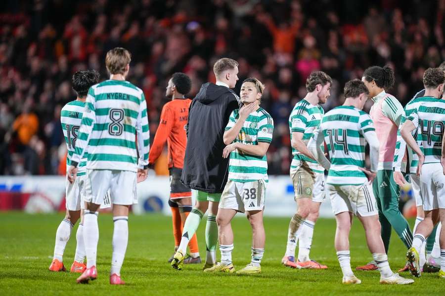Celtic react after their defeat Celtic react after their defeat