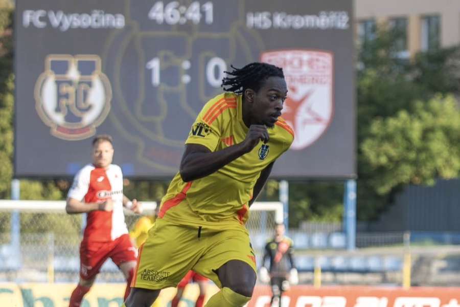 Tyrese Omotoye čelil v utkání s Kroměříží rasismu. Tyrese Omotoye čelil v utkání s Kroměříží rasismu.