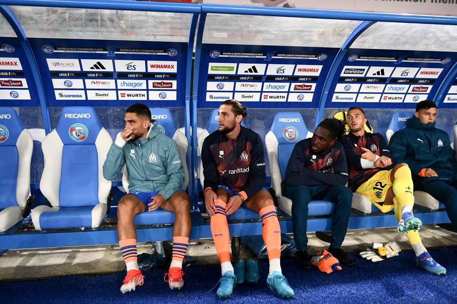 Jonathan Rowe e Adrien Rabiot, lado a lado, no Marselha