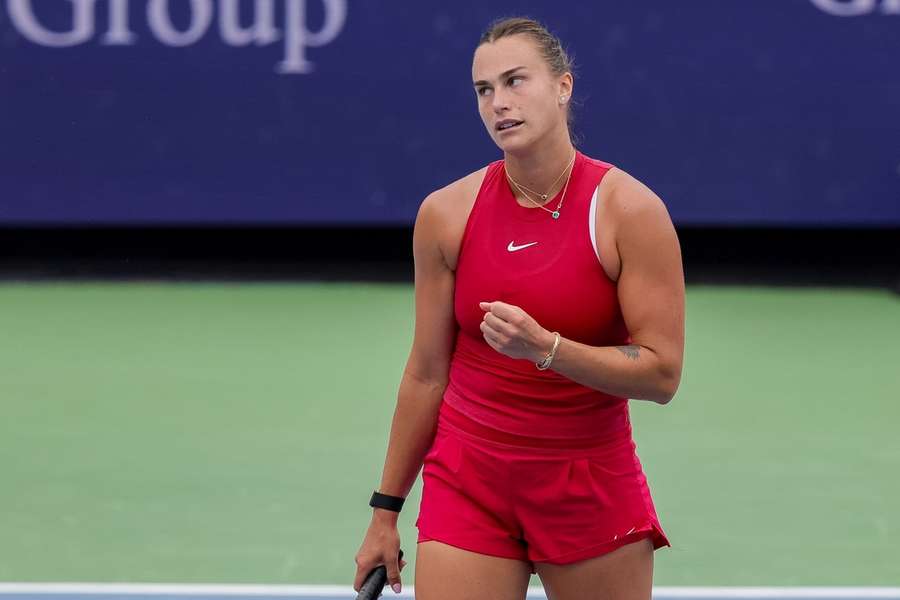 Aryna Sabalenka levou a melhor sobre Elina Svitolina em Cincinnati.