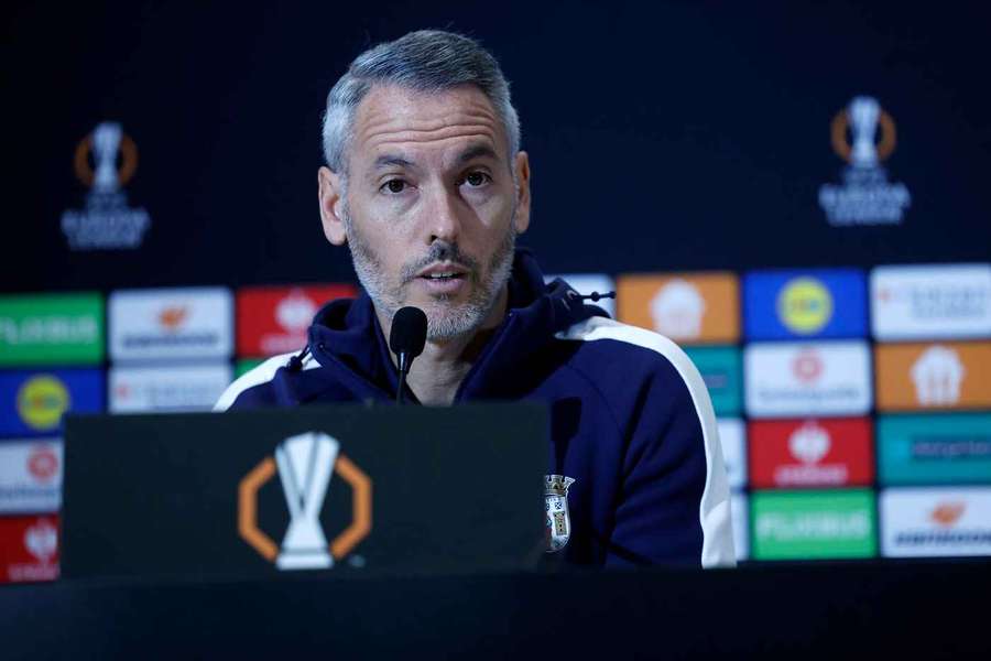 Carlos Vicens, treinador do SC Braga Carlos Vicens, treinador do SC Braga