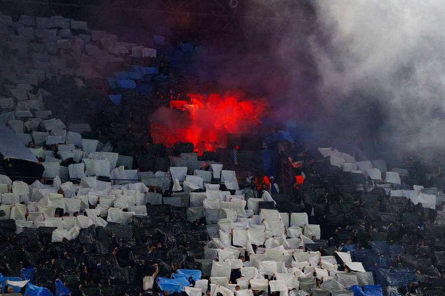 FCKs fans i kampen mod Panathiaikos.