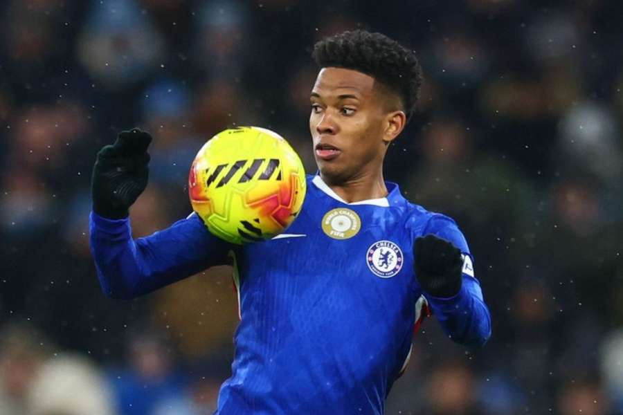 Estêvão em Manchester City 1x1 Chelsea Estêvão em Manchester City 1x1 Chelsea