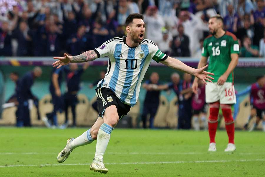 Messi's goal was celebrated with a huge element of relief