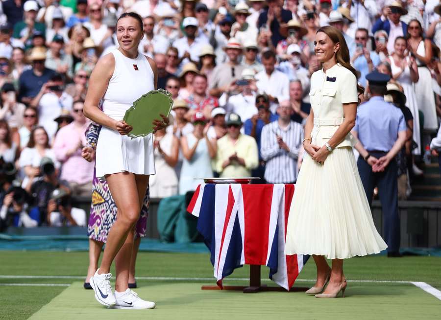 Anisimova was defeated in the Wimbledon final by Swiatek