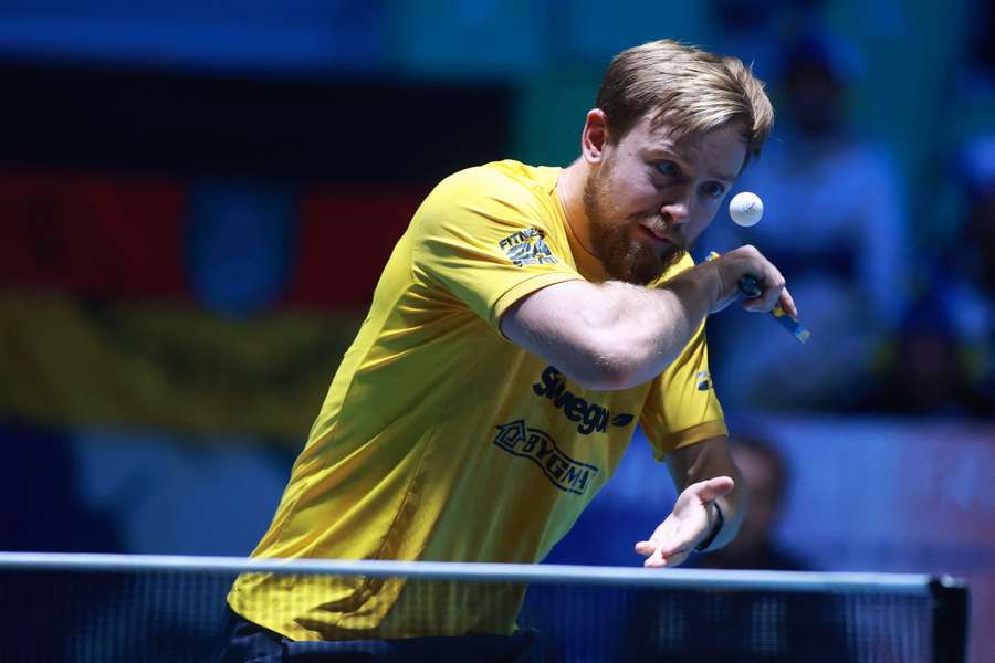 Elias Ranefur aux Championnats d'Europe le 16 octobre.