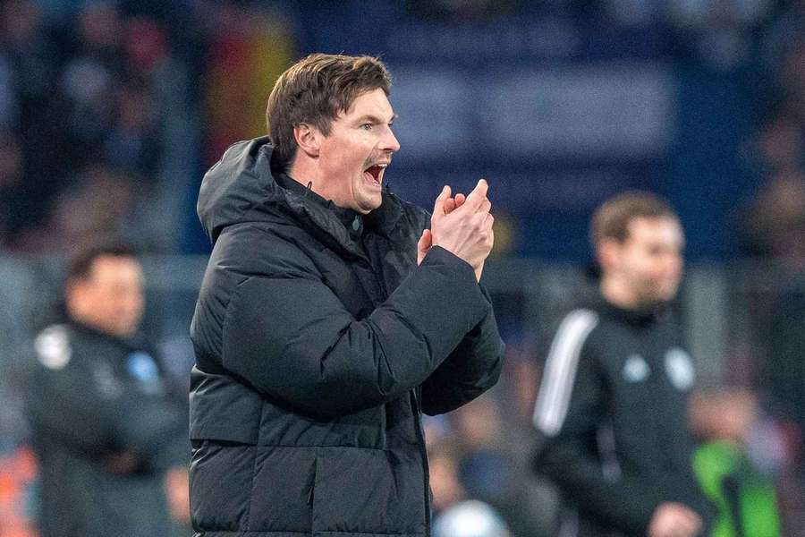 Merlin Polzin feiert seine Jungs.