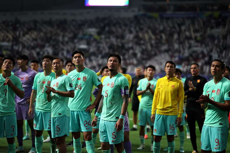 Het Chinese nationale elftal kon weinig bekorends op de mat leggen