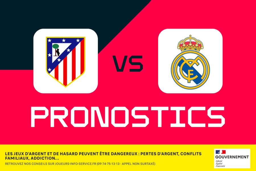 Atlético de Madrid - Real Madrid : Pronostics, meilleurs paris et cotes (Supercopa)