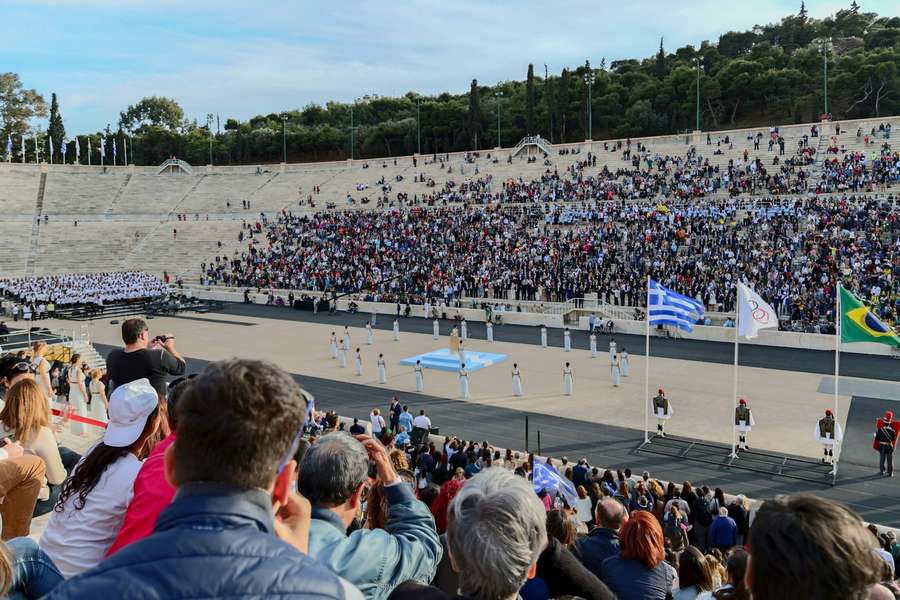Panathénsky štadión v Aténach bol postavený v šiestom storočí pred naším letopočtom.