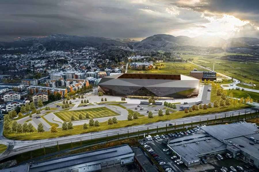 Arctic Arena bude novým domovem Bodö/Glimt. Arctic Arena bude novým domovem Bodö/Glimt.