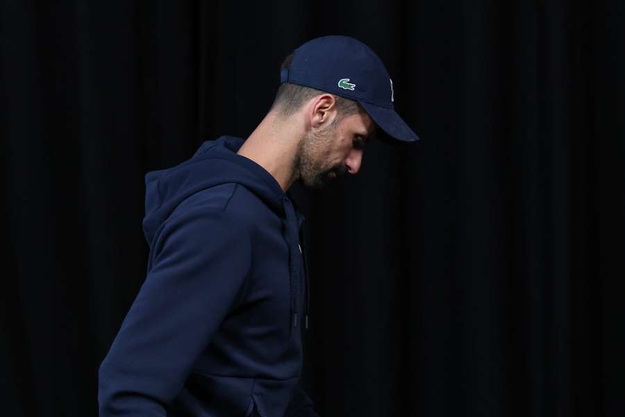 Djokovic à l'Open d'Australie.