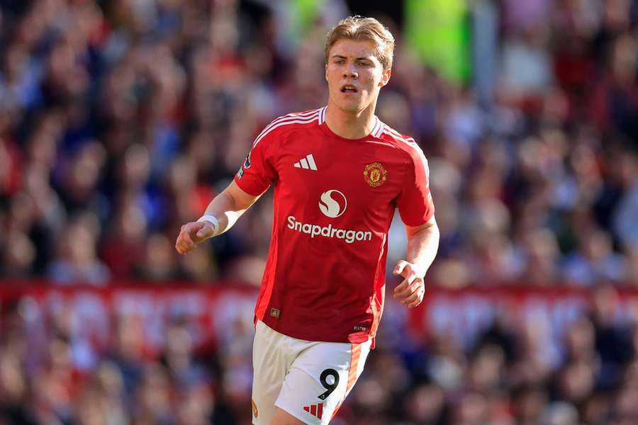 Rasmus Hojlund a ajuns la Manchester United în vara lui 2023