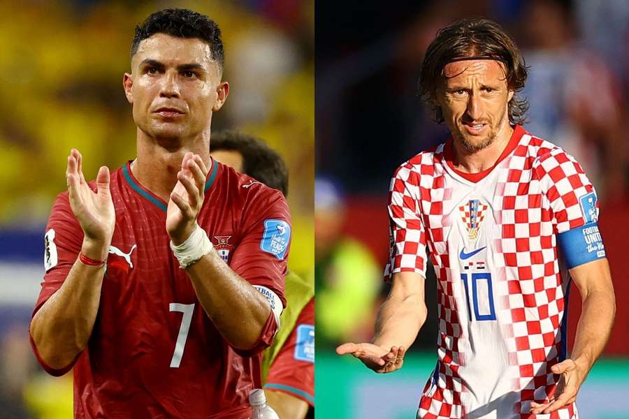 Cristiano Ronaldo x Modric: só um deles seguirá na Copa Cristiano Ronaldo x Modric: só um deles seguirá na Copa