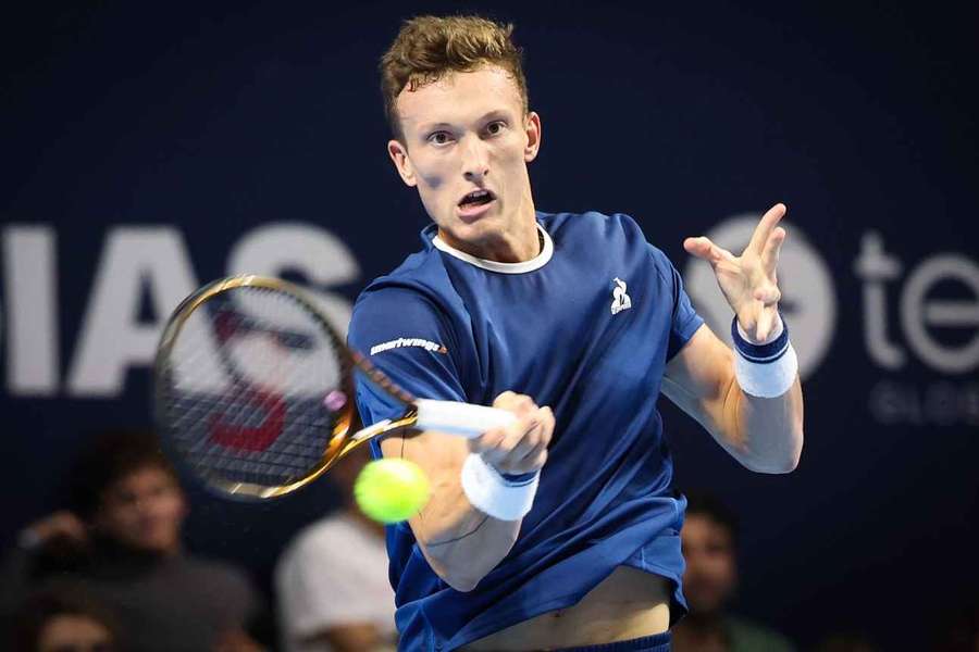 Jiří Lehečka v Paříži opět končí v prvním kole. Jiří Lehečka v Paříži opět končí v prvním kole.