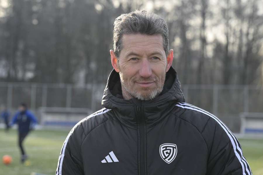 Trenér Zlína Bronislav Červenka.