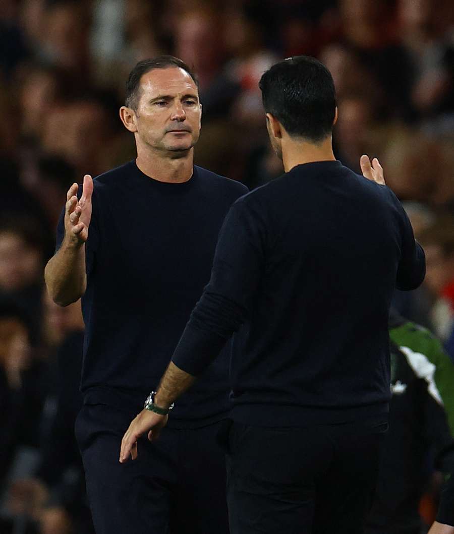 Arteta and Frank Lampard