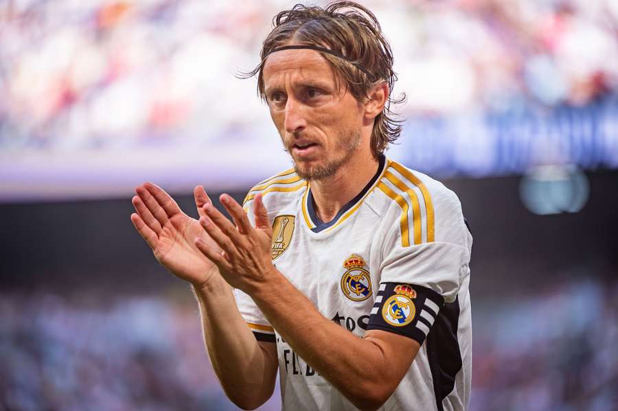 Luka Modric in action for Real Madrid