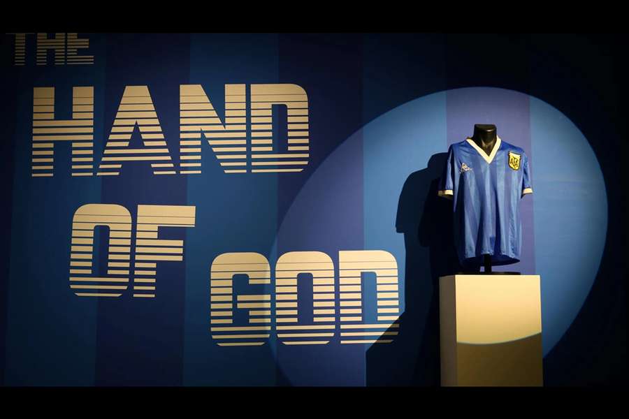 Diego Maradona's 'Hand of God' shirt