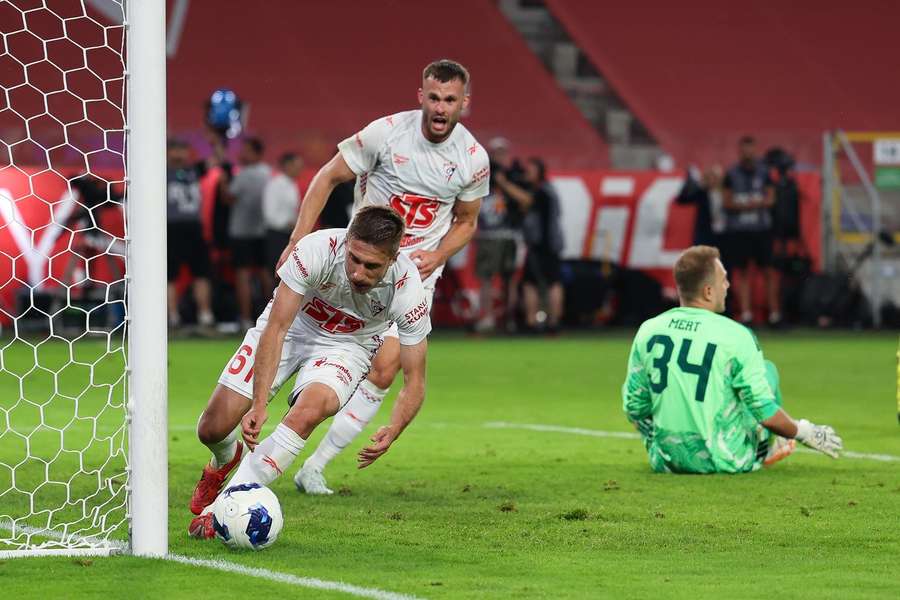 Michal Sáček vstřelil premiérový gól za Górnik