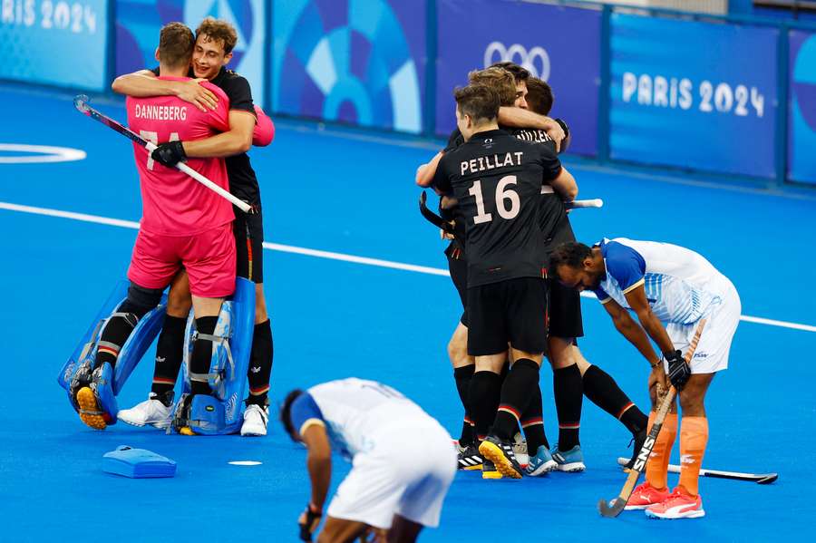 Germany celebrate victory