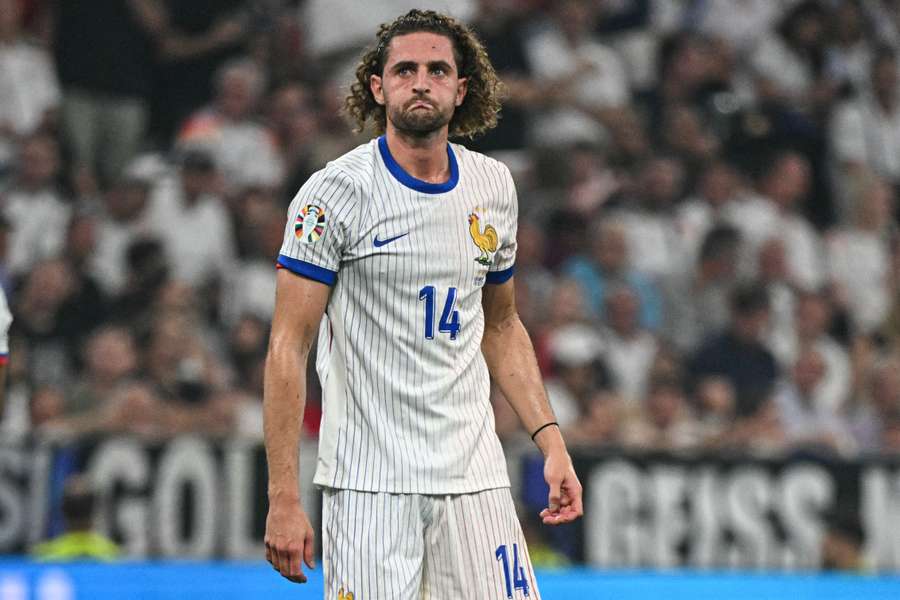 Rabiot foi titular da França no Euro-2024