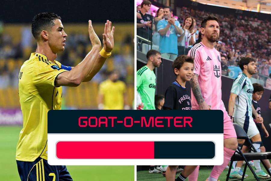 Das dieswöchige GOAT-o-Meter zwischen Cristiano Ronaldo und Lionel Messi