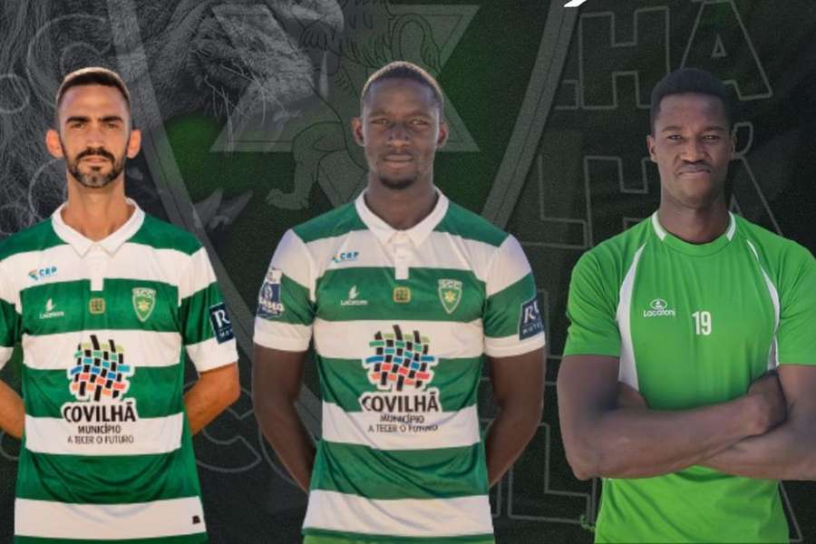 Rúben Ferreira, Seydine N'Diaye e Adilson Fernandes já não fazem parte do plantel