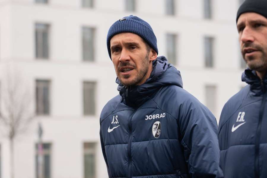 Julian Schuster beim Training am Mittwoch.