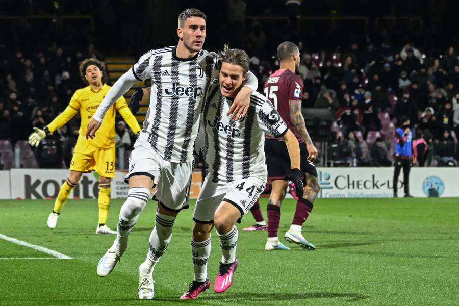 Large victoire de la Juve face à la Salernitana à l'extérieur